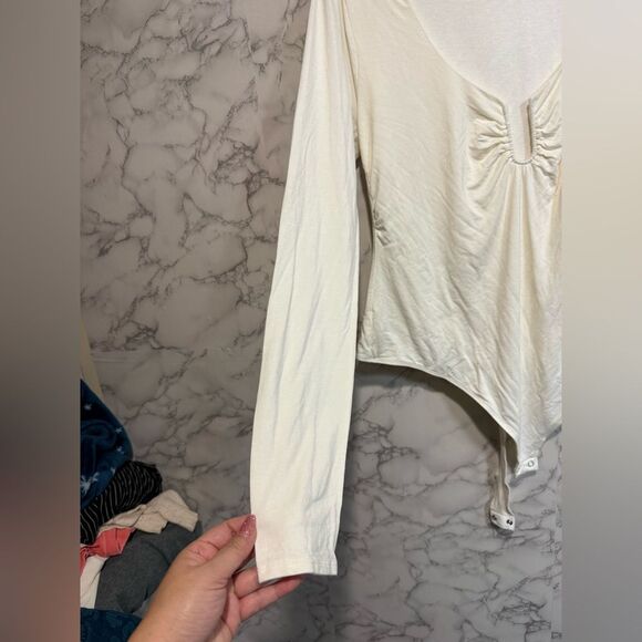 NEW Good American- GOOD TOUCH
U RING BODYSUIT Cream Size 5=2XL - Picture 9 of 15
